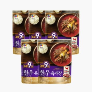 [정기배송]목우촌 주부9단 한우 육개장 450gX5개